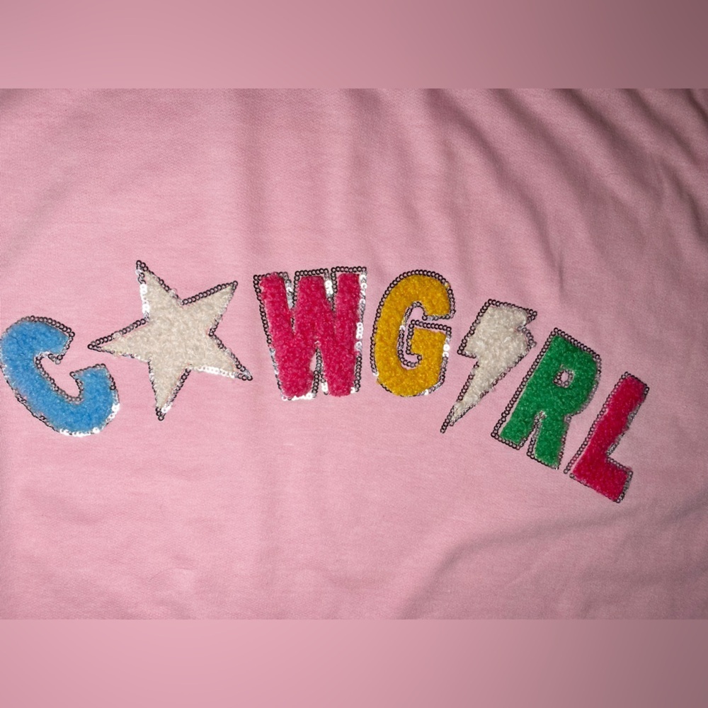 Main Strip Pink Cowgirl Fringe Cropped Top - Picture 12 of 13